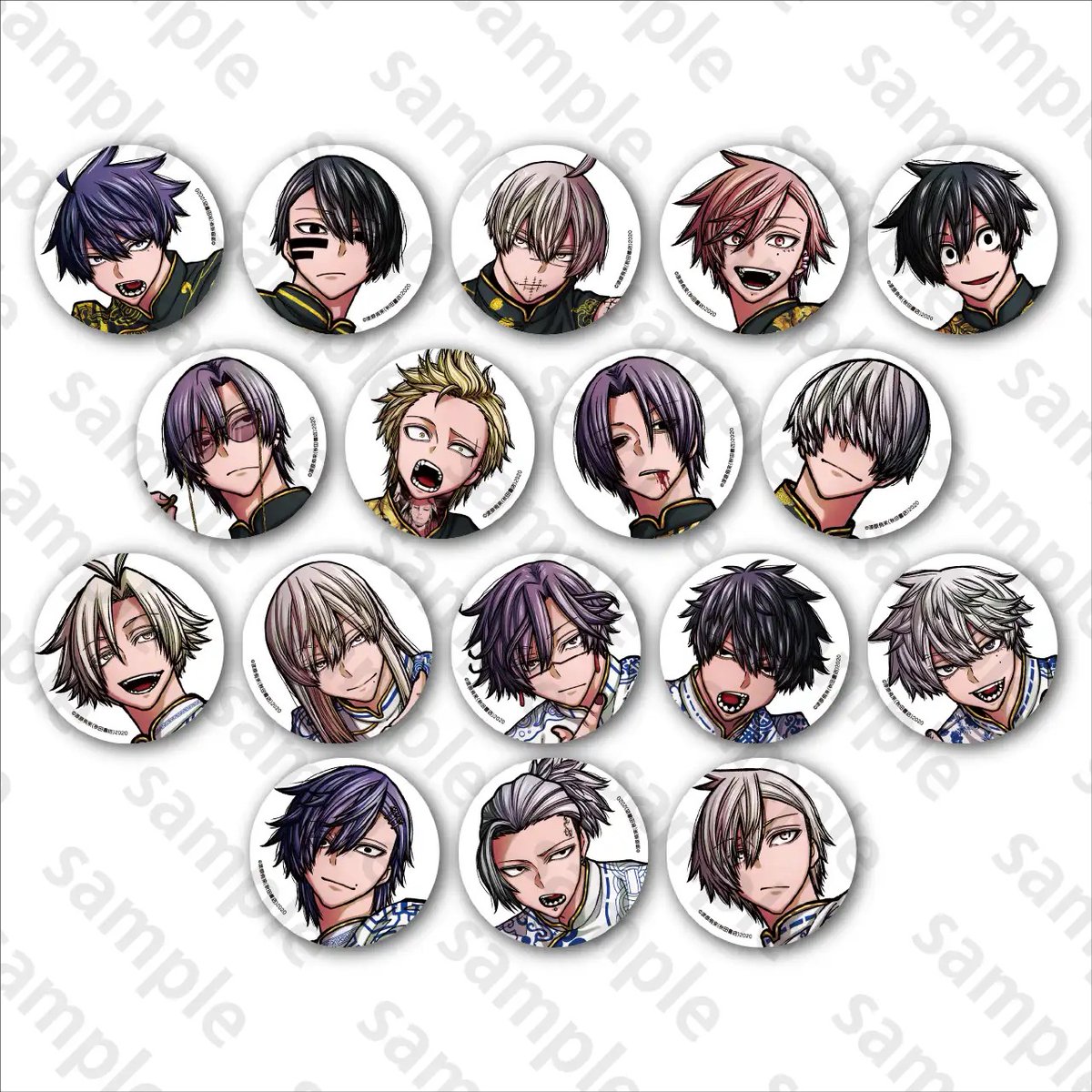 桃源暗鬼 秋田書店 コミックマーケット 缶バッジ C107 桃角桜介 20個