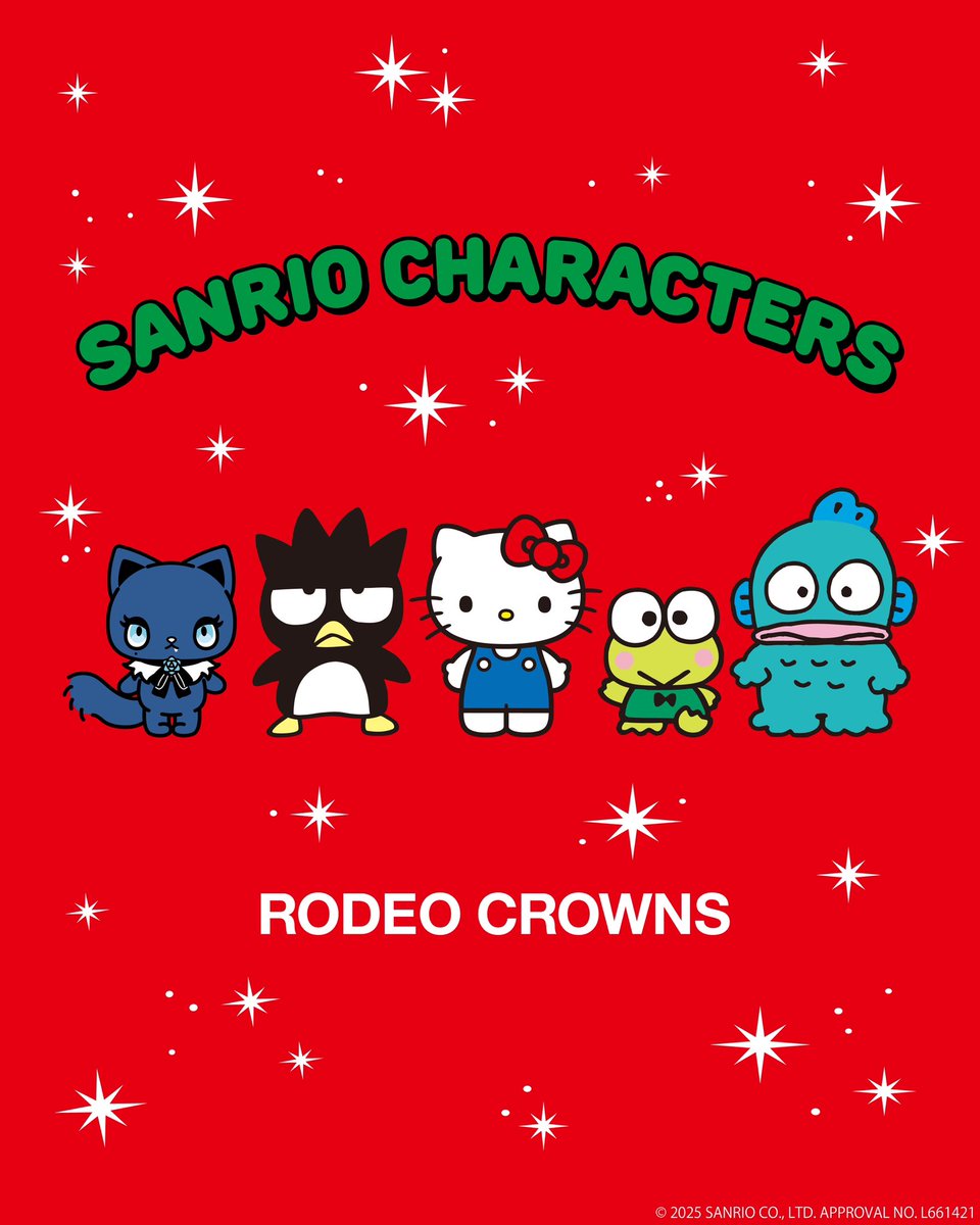 SANRIO CHARACTERS×RODEO CROWNSスペシャルコラボレーションアイテム第