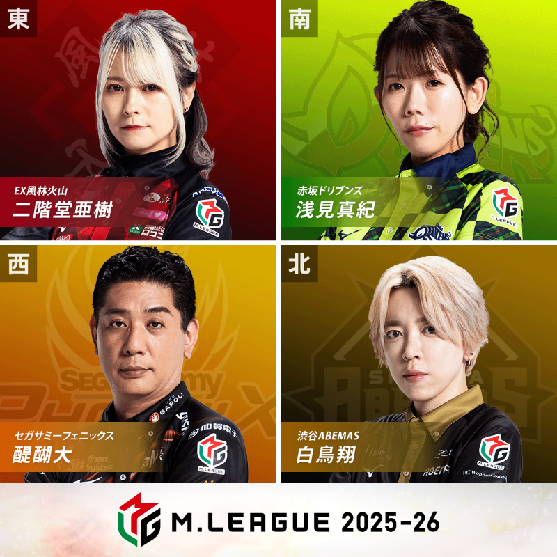 大和証券 #Mリーグ 2025-26 12/15(月) レギュラーシーズン 53日目/108