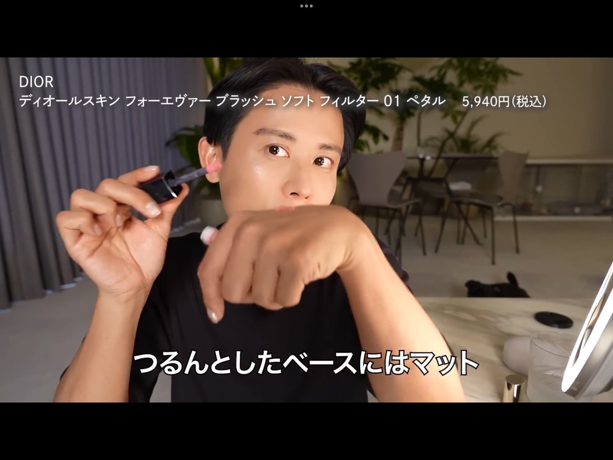 Dior ディオールスキン フォーエヴァー ブラッシュ ソフト フィルター