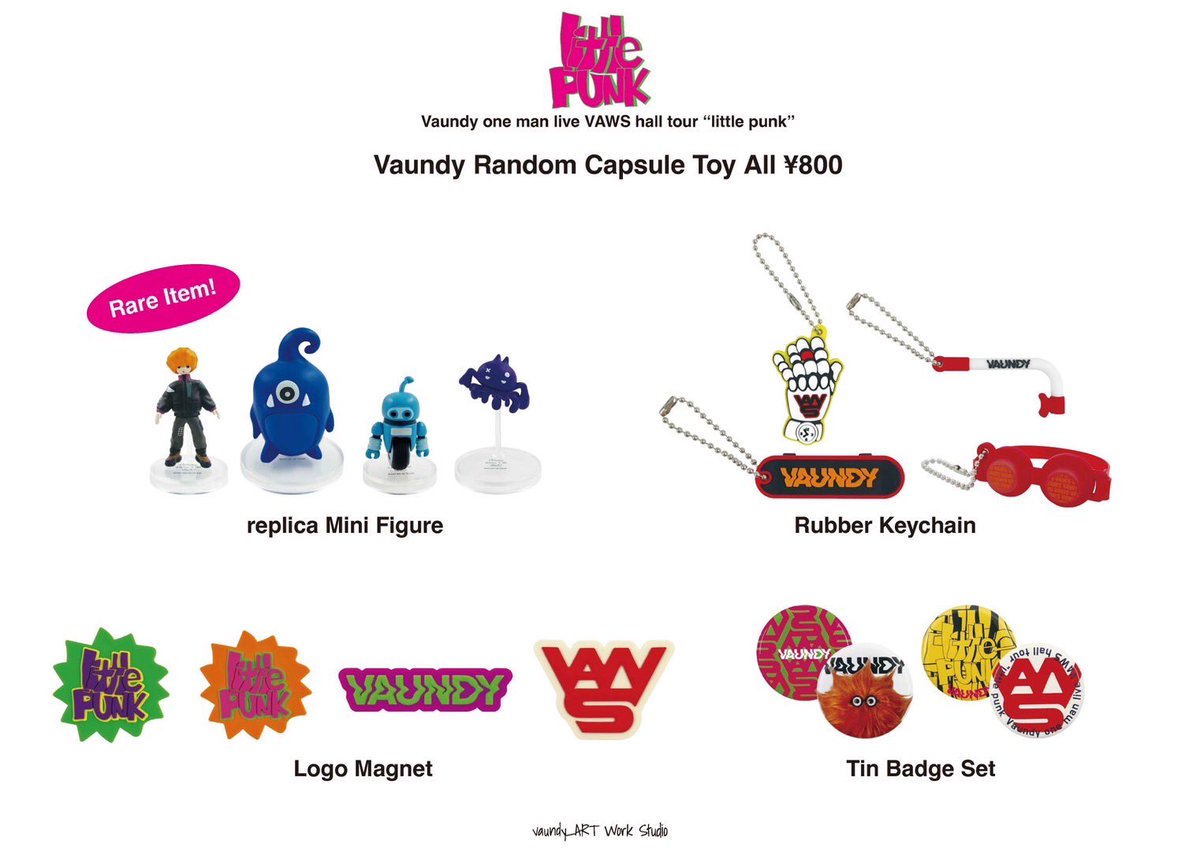 🛒 #Vaundy one man live VAWS hall tour “little punk” OFFICIAL