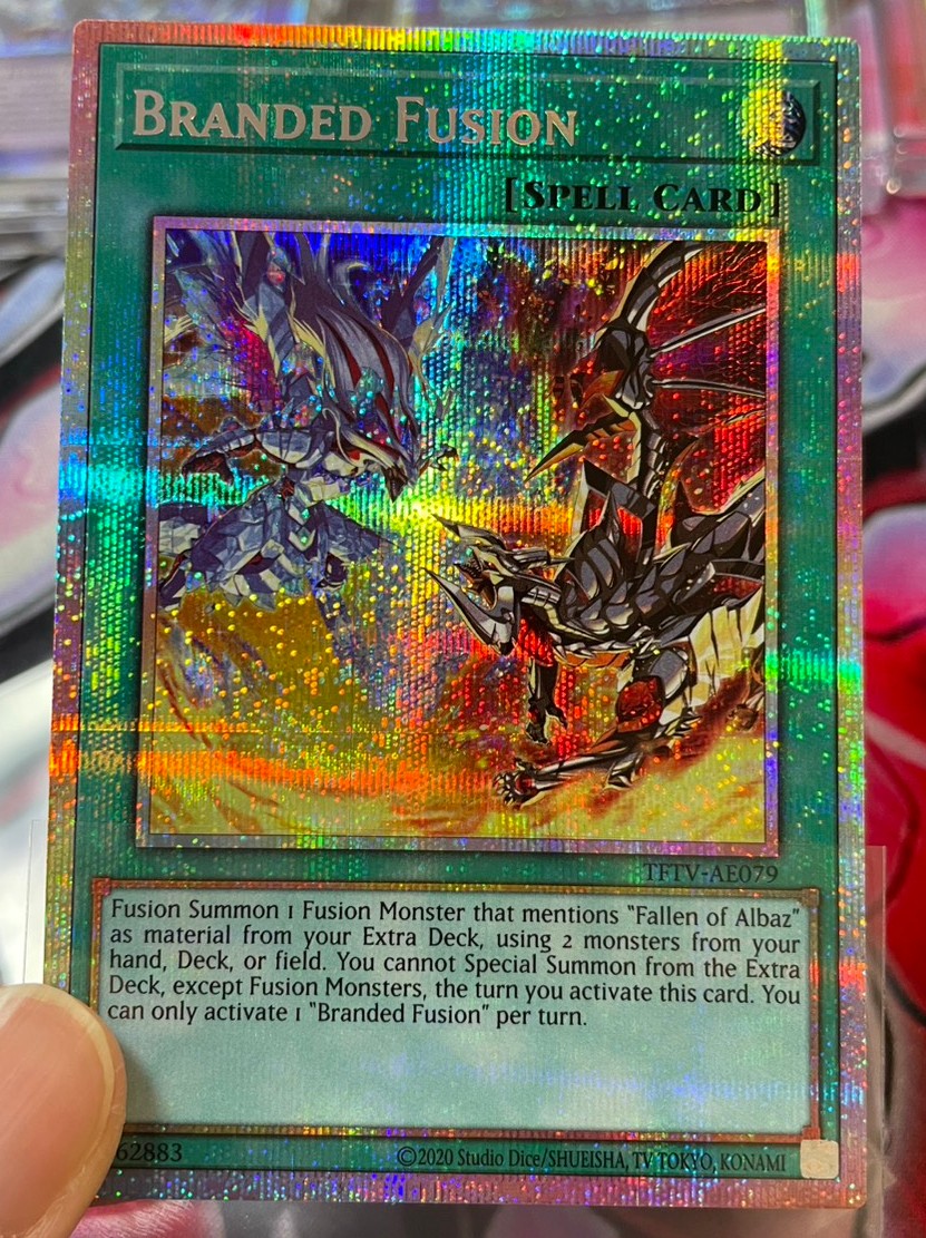 遊戯王 泰亜版 烙印開幕 プリズマティックシークレットレア 泰亜版 氷剣竜