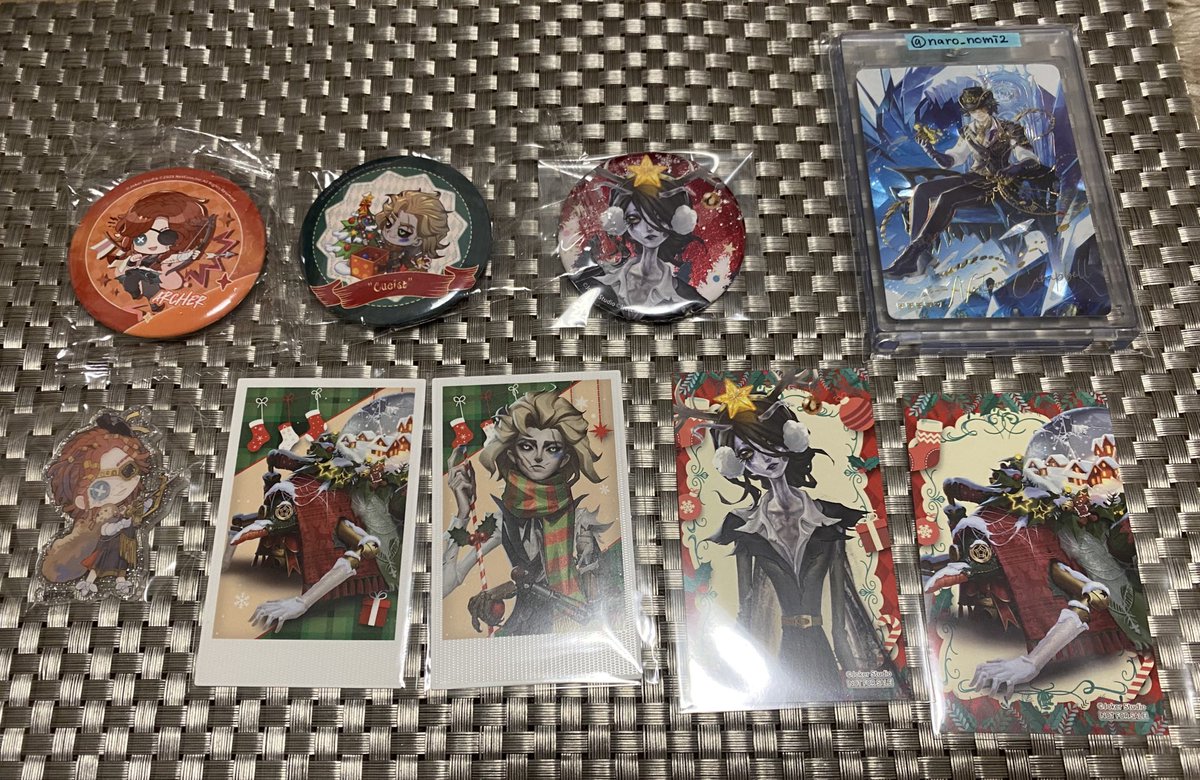 第五人格 IJL ビリヤードプレイヤー 特典 缶バッジ セット 第五人格