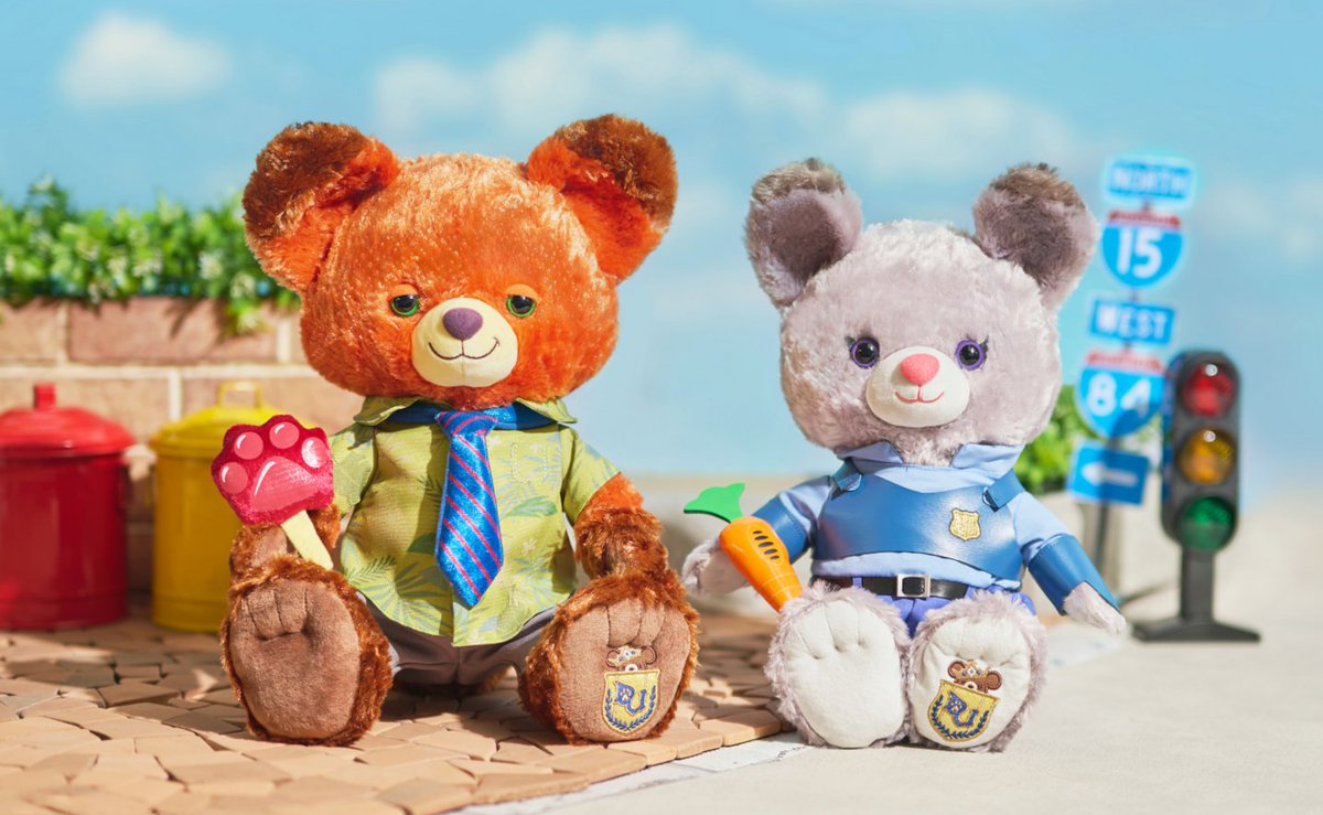 ユニベアシティ ズートピア ニック ぬいぐるみ キーホルダー セット