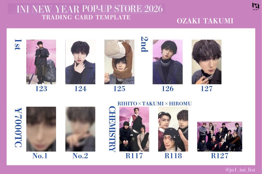 ini 佐野雄大 breakthecode トレカ全種 コレクトブック ini 佐野雄大