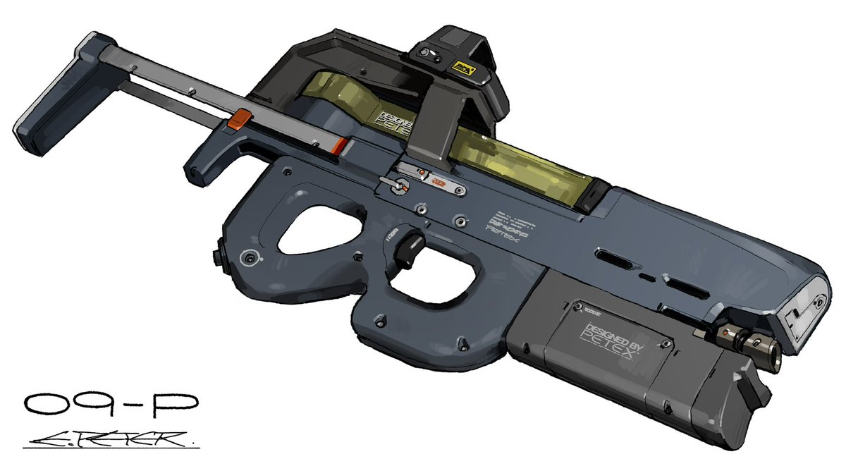 Post by 絵を描くPETER＠ガンダム画集通販開始！ on X: 銃の絵描いた！