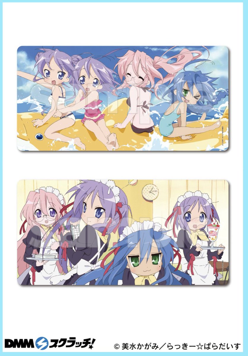 サプライ】 DMMスクラッチ らき☆すた ・デスクマット （サイズ：60×30