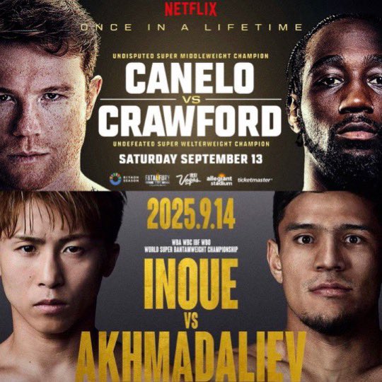 今日は下の2つの試合後観れるボクシングの最高ディ🥊 ①カネロvsクロ