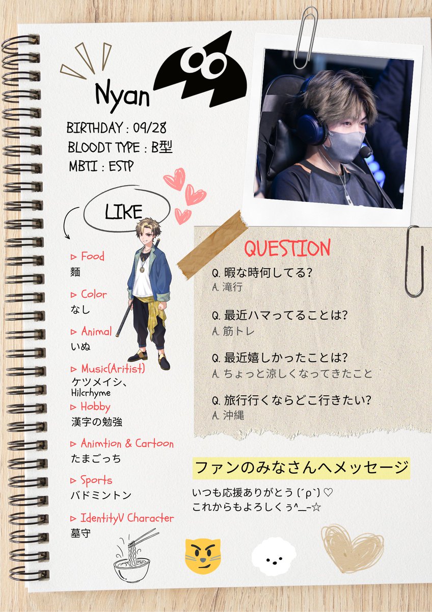 🦻教えて！？ウェーブくん👀🌊✨ ＼ 第九弾はAXIZのリーダー😼Nyan選手