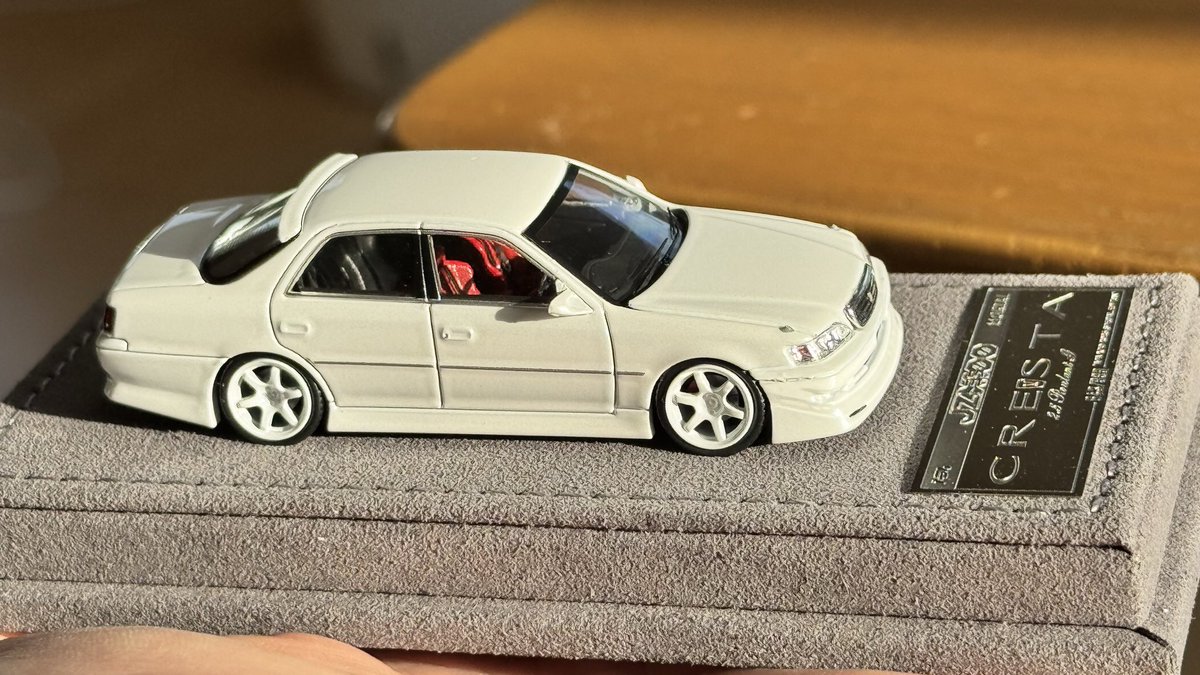 MORTAL MODELの1/64 TOYOTA CRESTA JZX100のミニカーが届きました