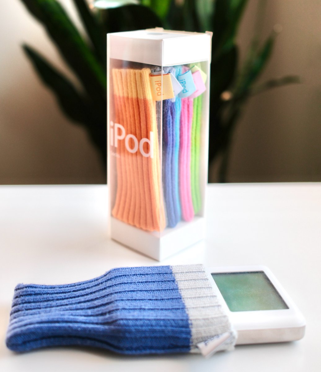 iPod Socks: The greatest Apple accessory of all time. 🧦