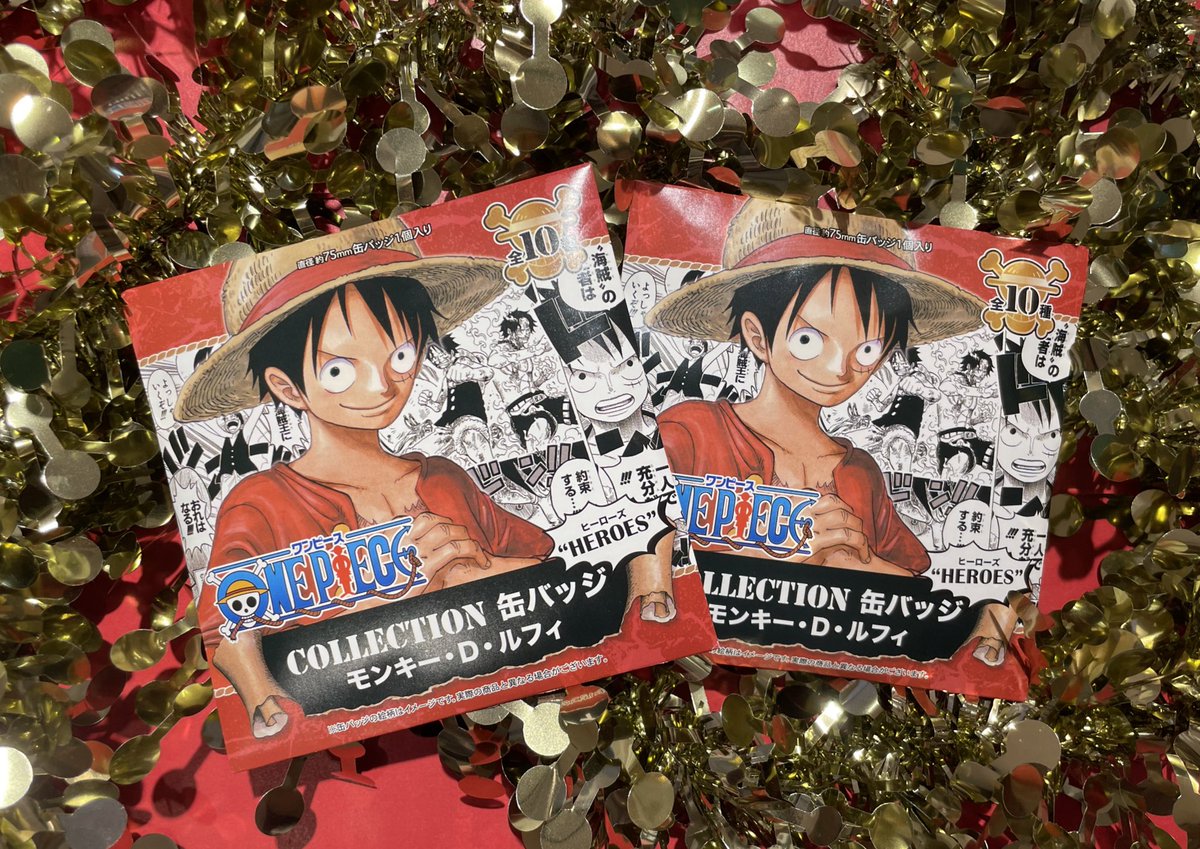 ワンピース 麦わらストア 輩 2015年 ONE PIECE ワンピース 輩缶バッジ