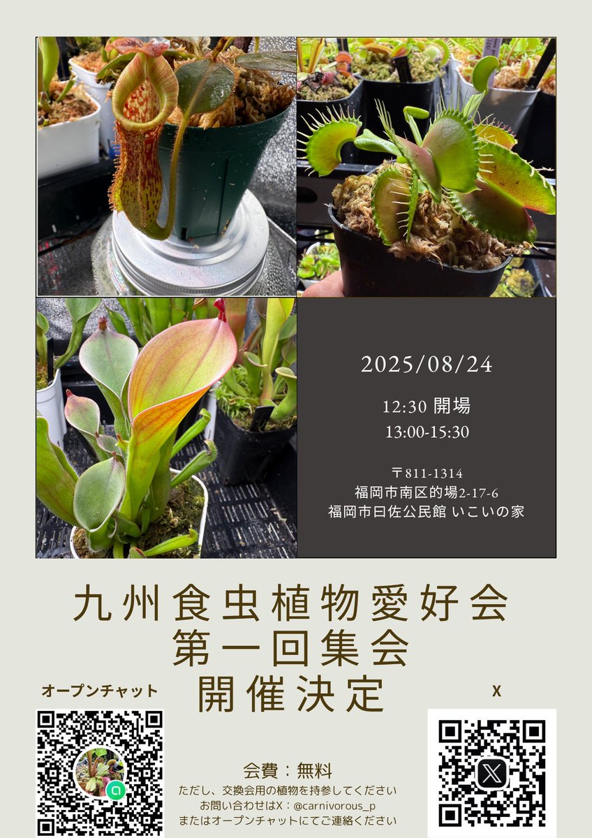 九州食虫植物愛好会 (@carnivorous_p) / Posts / X