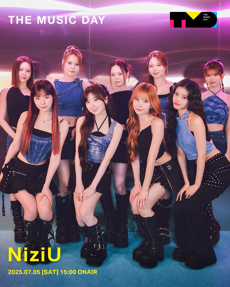 NiziU】のバックステージフォトを公開📸 🪩THE MUSIC DAY 2025🪩 7月5