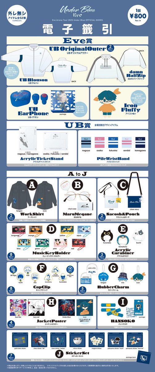 Eve UnderBlue 電子くじまとめ売り Eve UnderBlue 電子くじまとめ売り