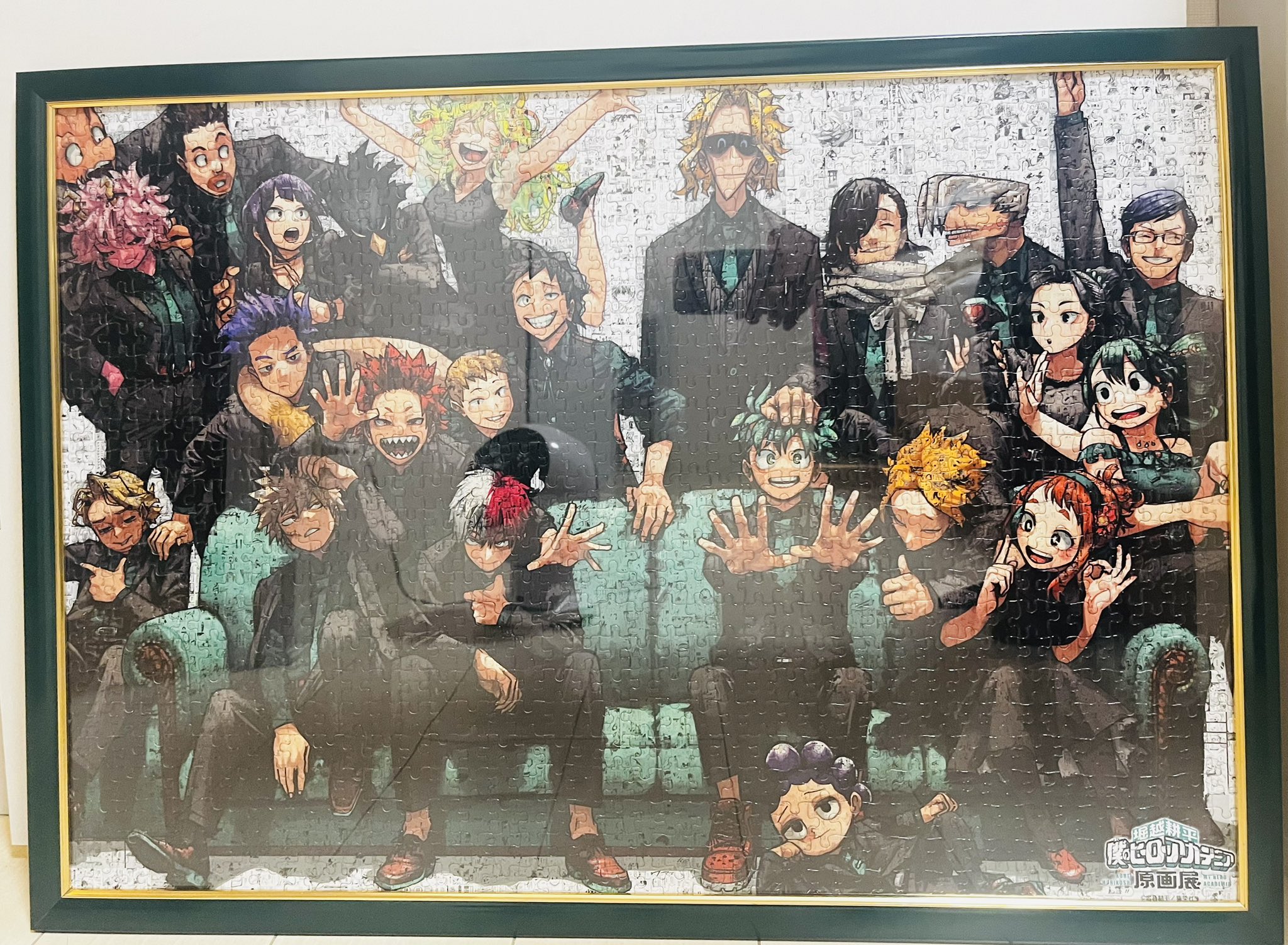 ヒロアカ 原画展 パズル 入場者特典付き ヒロアカ 原画展 パズル 入場