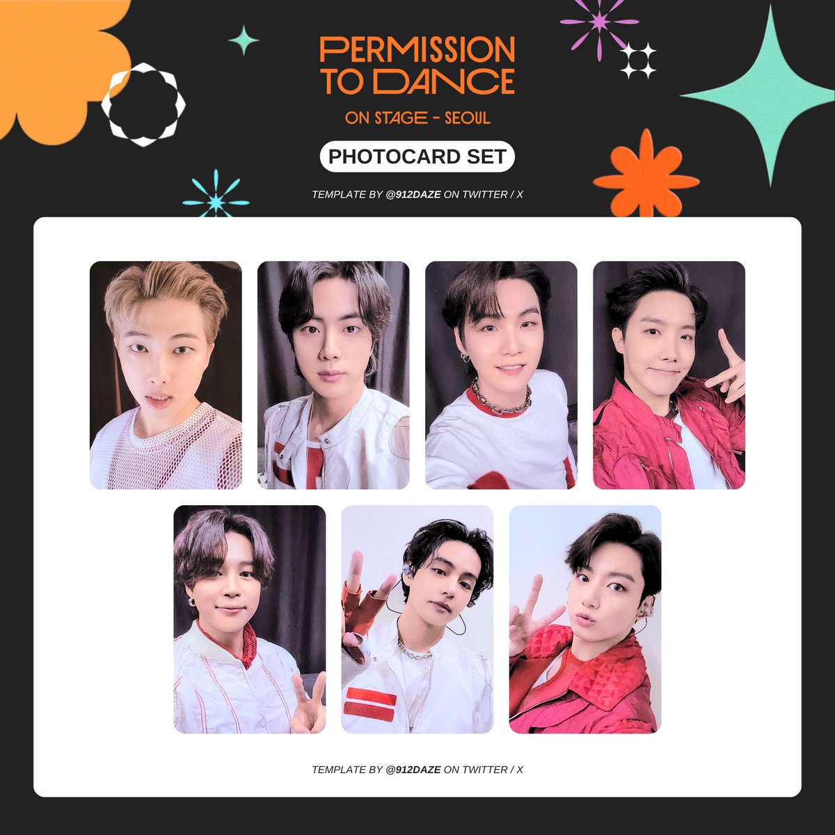 BTS PERMISSION TO DANCE ON STAGE PTD SEOUL PC PHOTOCARD DC DIGITAL