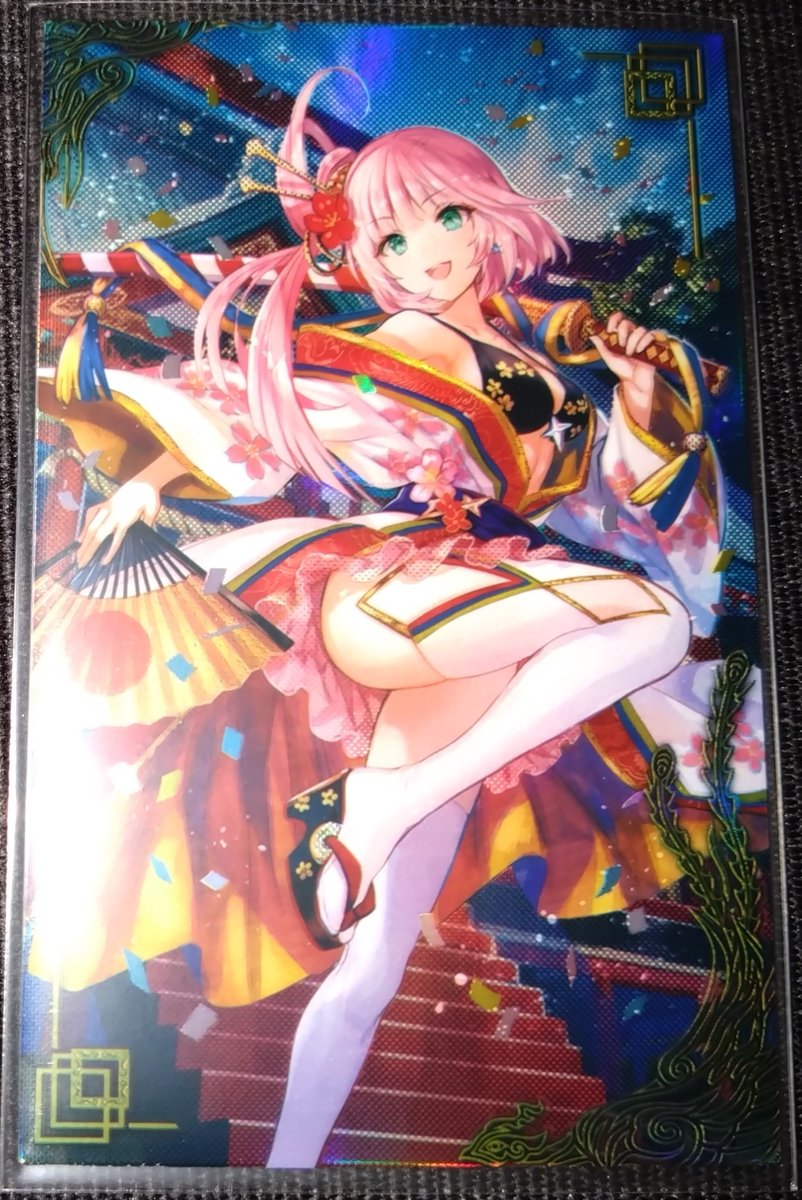 出雲阿国の絆武将カードを獲得出来ました！ #英傑大戦