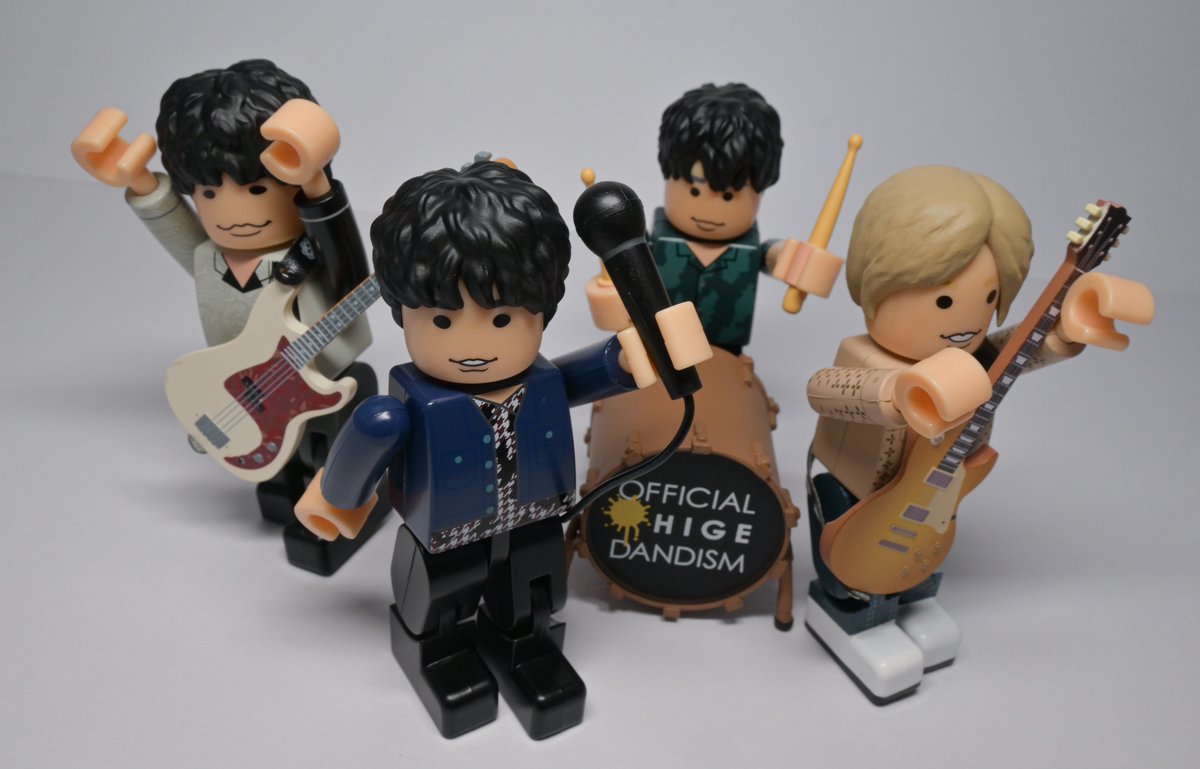 Official髭男dism × brokker 届きました⚡️ 髭男の可動式フィギュアが