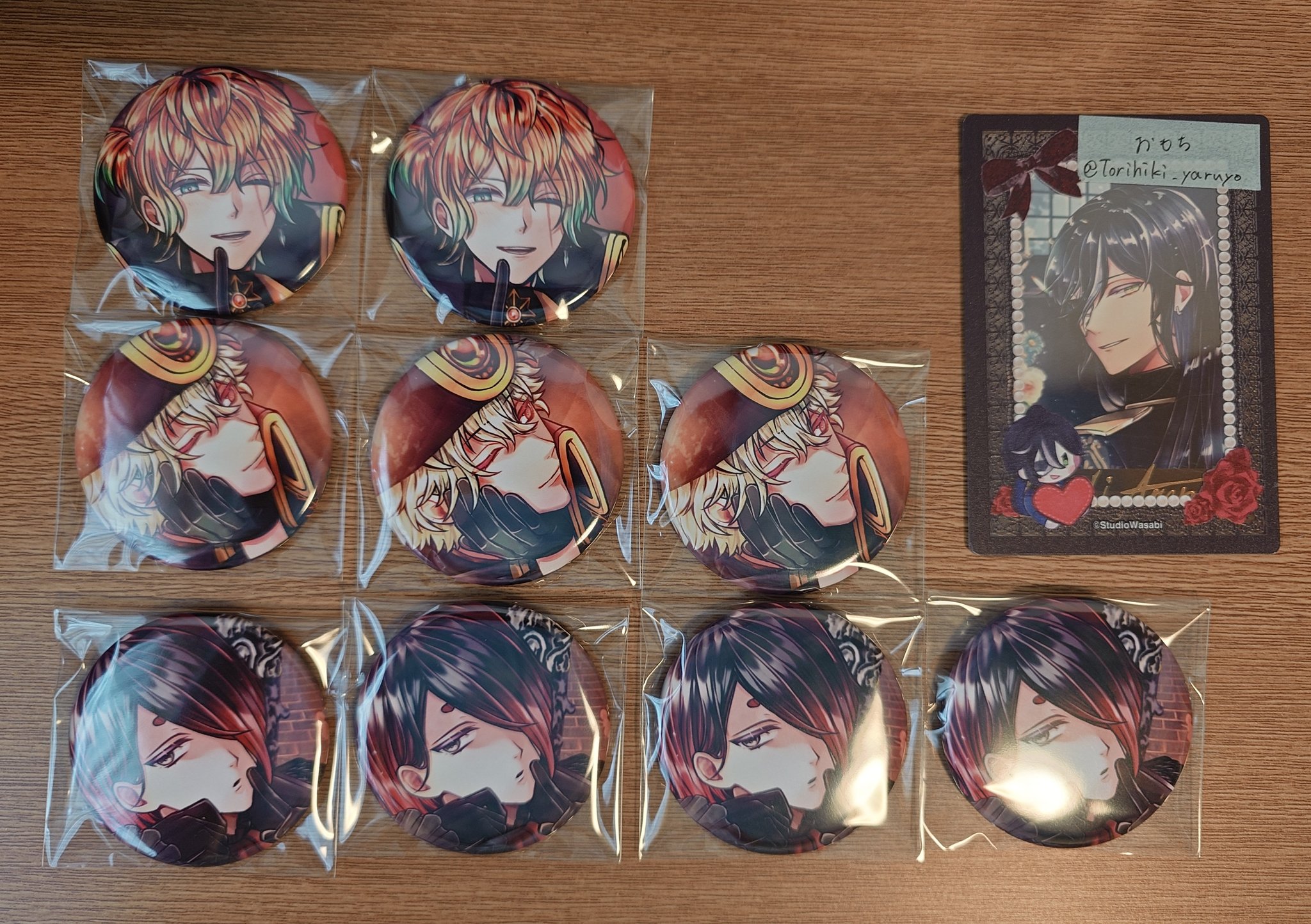 ボスキ あくねこ バト缶 缶バッジ vol.12 10個 ボスキ あくねこ バト缶