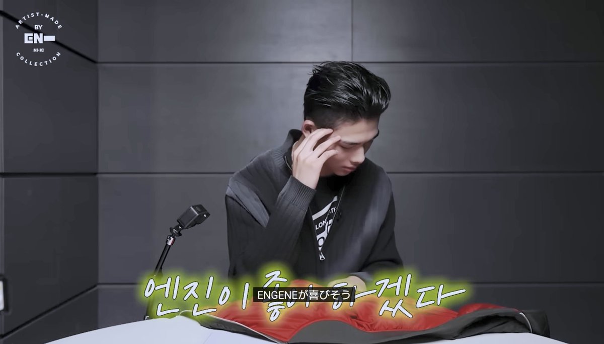 YouTube] Artist-Made Collection by ENHYPEN POP-UP Making of Log