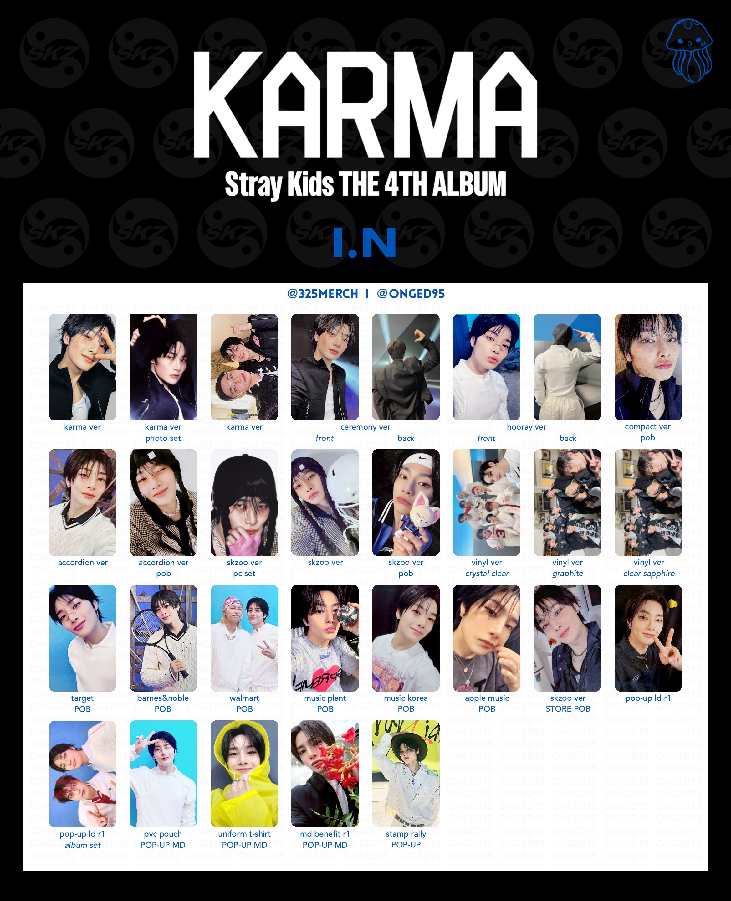 Straykids POPUP KARMA ユニフォーム トレカ 8枚 Straykids KARMA