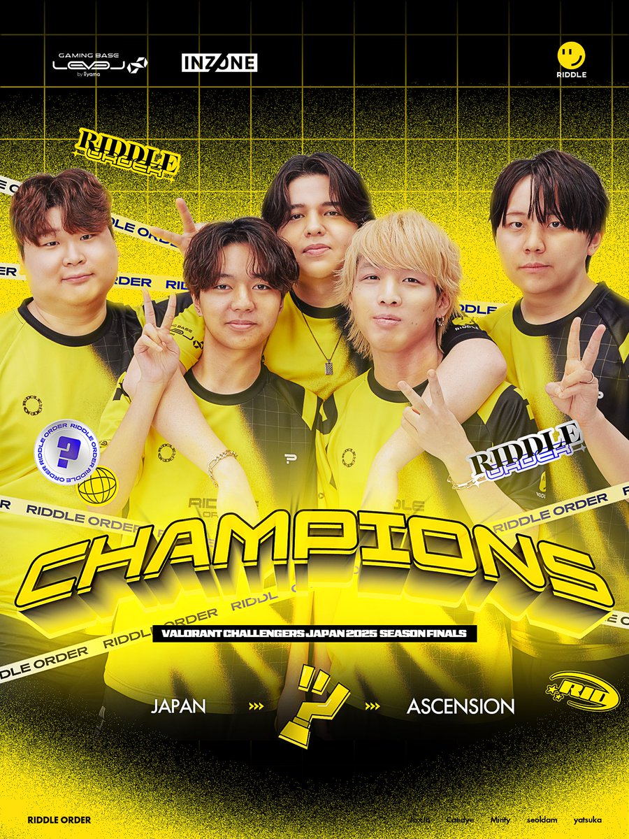 RIDDLE - #VALORANT ] Challengers Japan 2025 Season Finals Grand