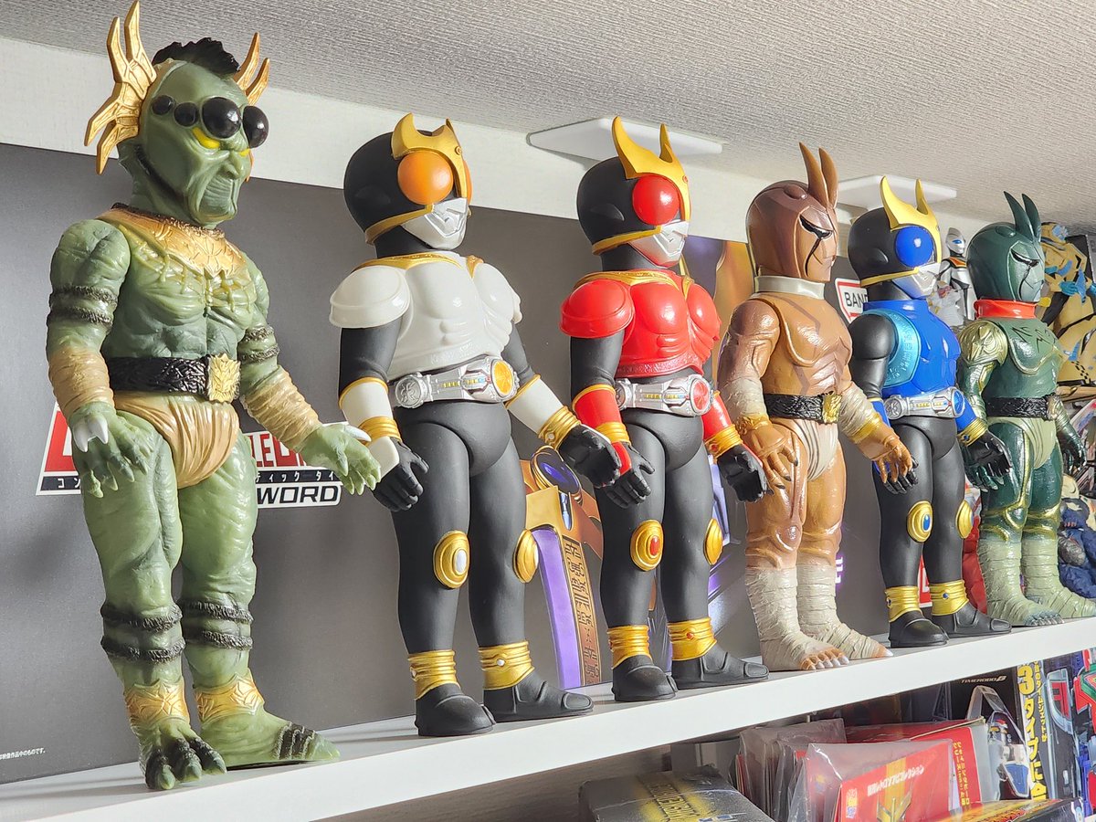 東映レトロソフビコレクション 仮面ライダークウガ シリーズ