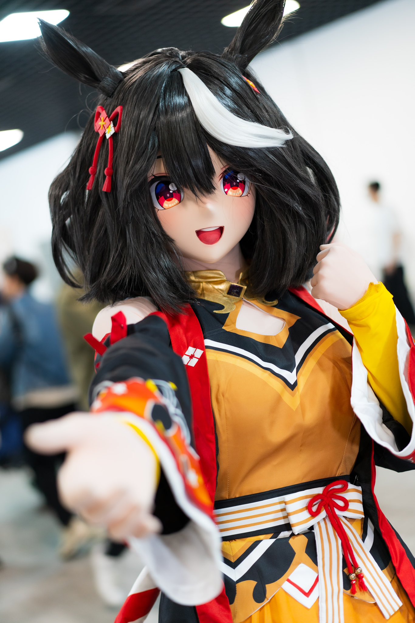 キグルミ ウマ娘 全頭ヘッド コスプレ マスク 特撮風 オーダーメイド