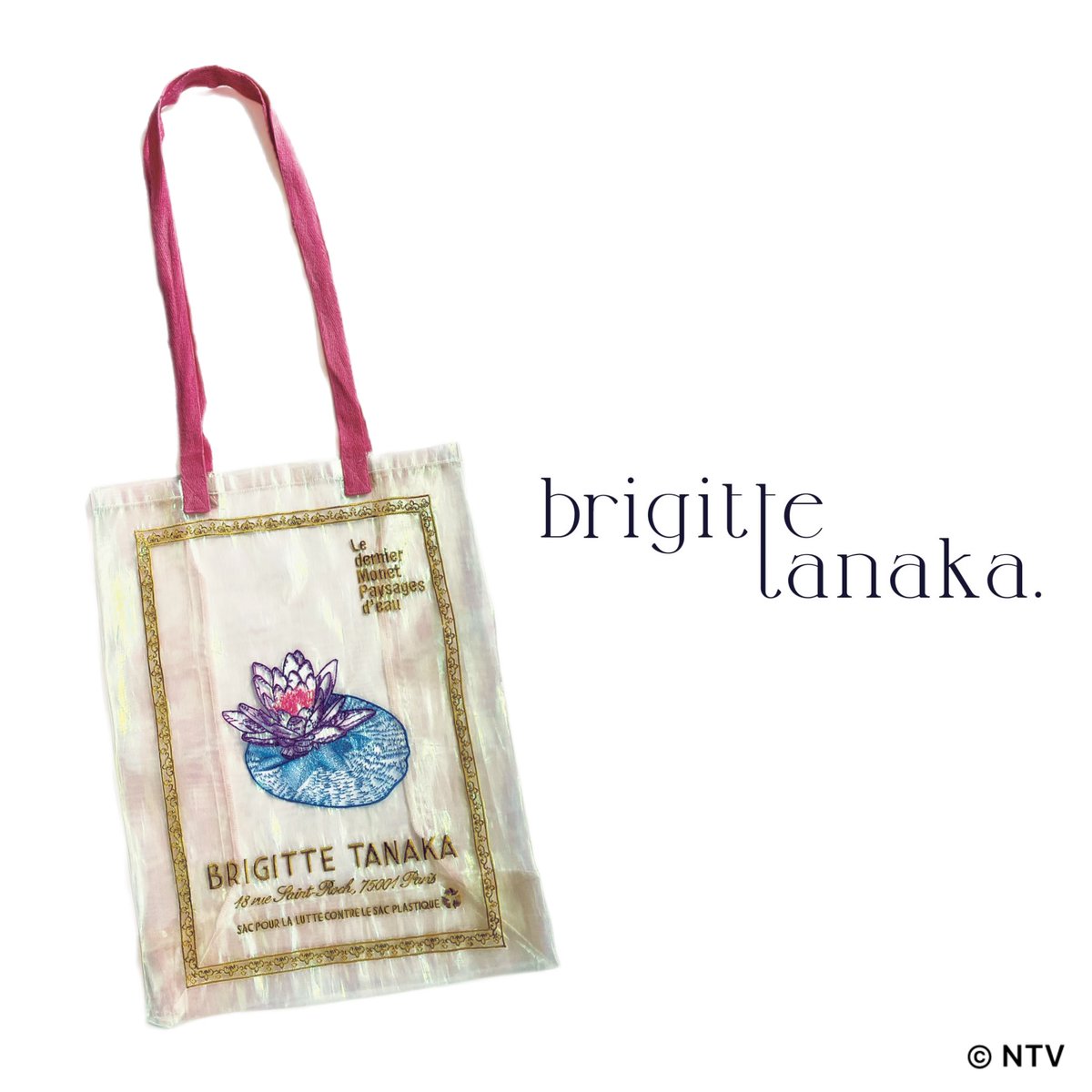 📢スペシャルチケット ✨Brigitte Tanaka オーガンジー刺繍バッグ付き