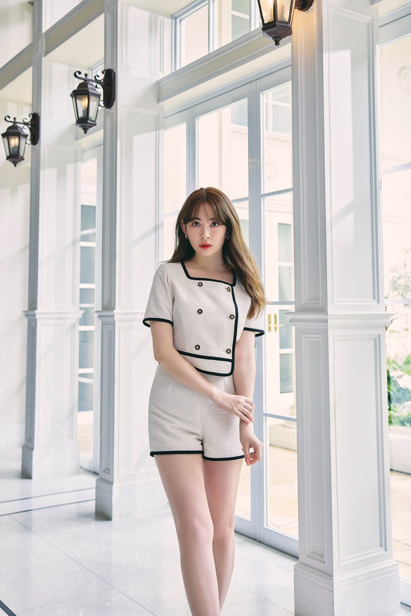 Mondrian Tweed Set-Up// エフォートレスな美しさを叶える 夏の