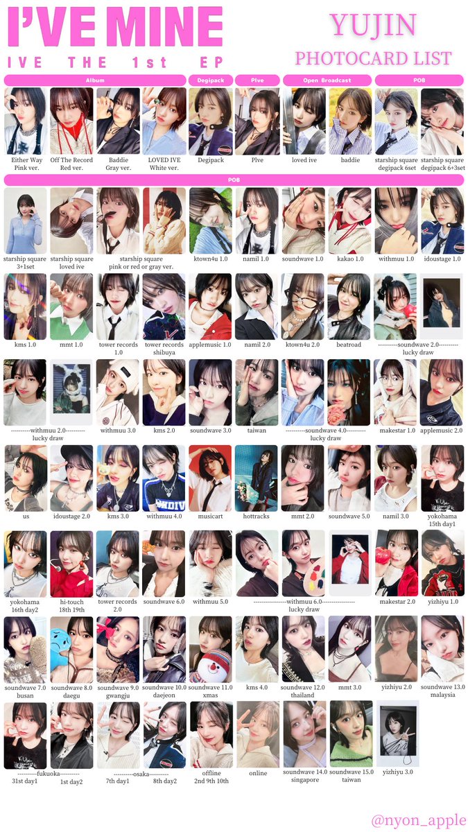 IVE I'VE MINE トレカ レイ13枚 IVE I'VE MINE トレカ レイ13枚 IVE I