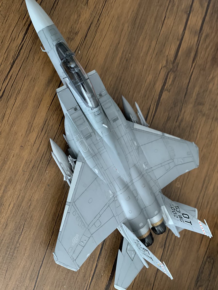 ハセガワ 1/72 F-15EX イーグルⅡ 完成！ 初めて作った戦闘機がF-15で