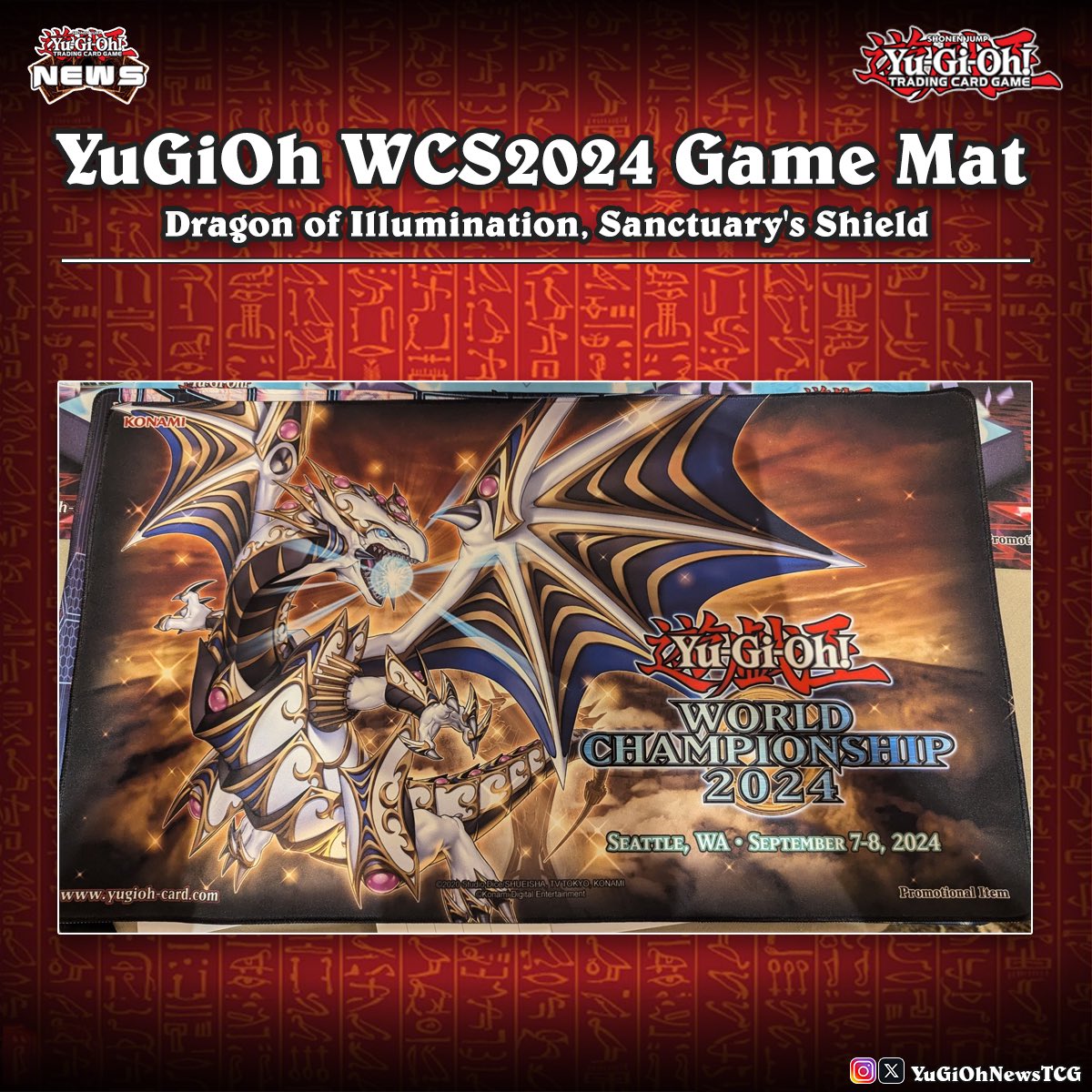 𝗬𝘂𝗚𝗶𝗢𝗵 𝗪𝗖𝗦2024❱ Here are the official Game Mats for the