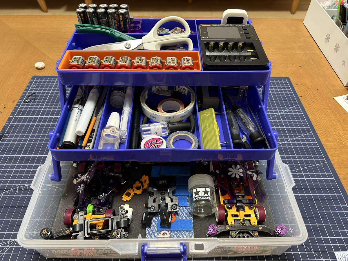 好評発売中】『ミニ四駆PRO レーサーズボックス』マシンやパーツ・工具