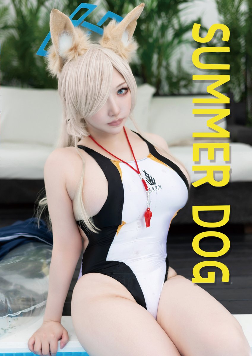 コスホリ新刊表紙ブルアカ カンナ競泳水着コスプレ写真集 JPG300枚収録