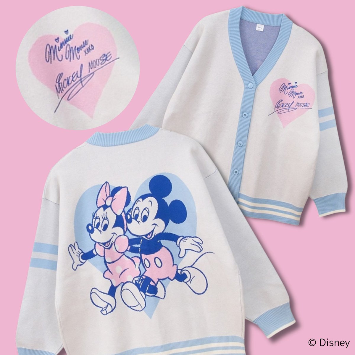 🎈PLAZA限定🎈 Disneyデザイン ニットカーディガンに 待望の“新柄”が