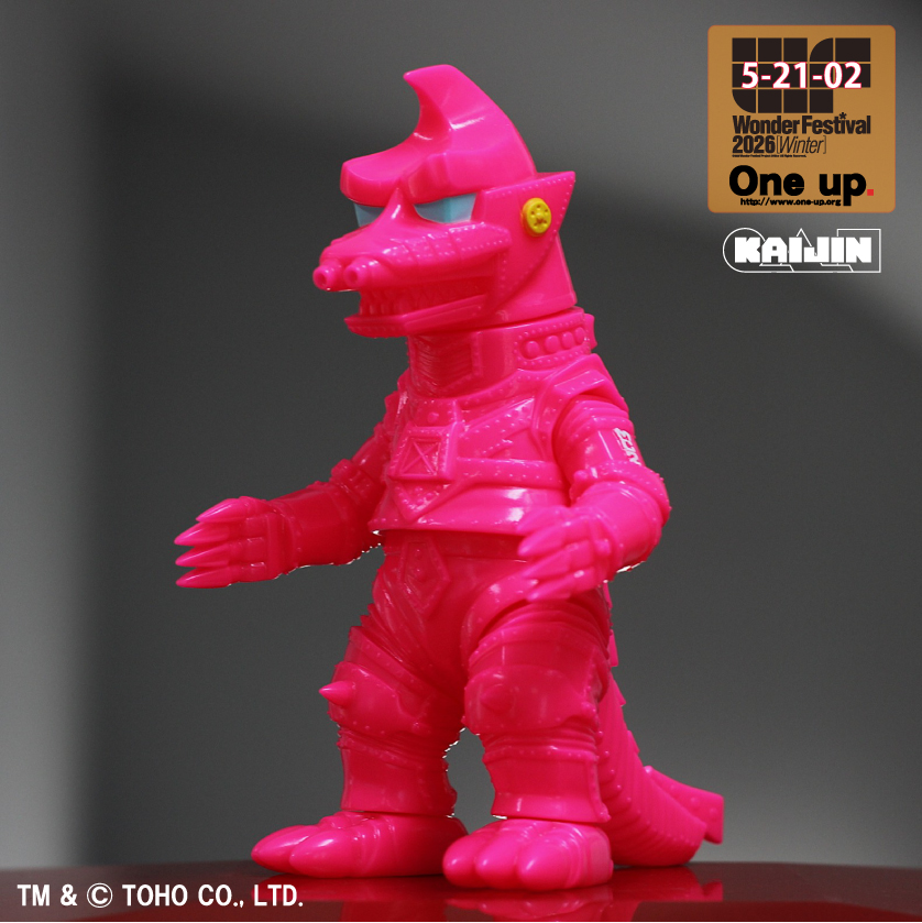 ワンフェス 当日版権 KAIJINさんのアレンジ、原型の メカゴジラ 目が