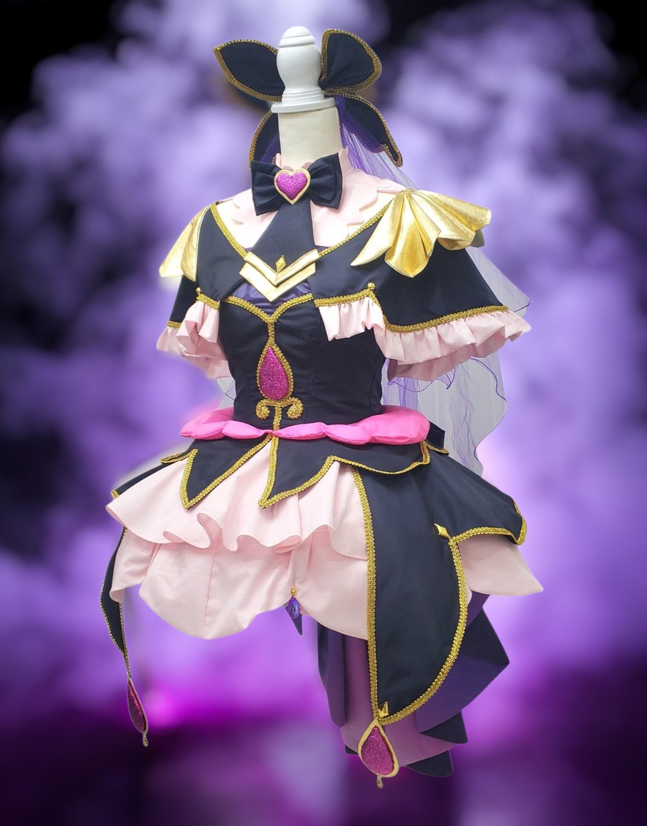 名探偵プリキュア キュアアルカナ・シャドウ コスプレ衣装が完成しま