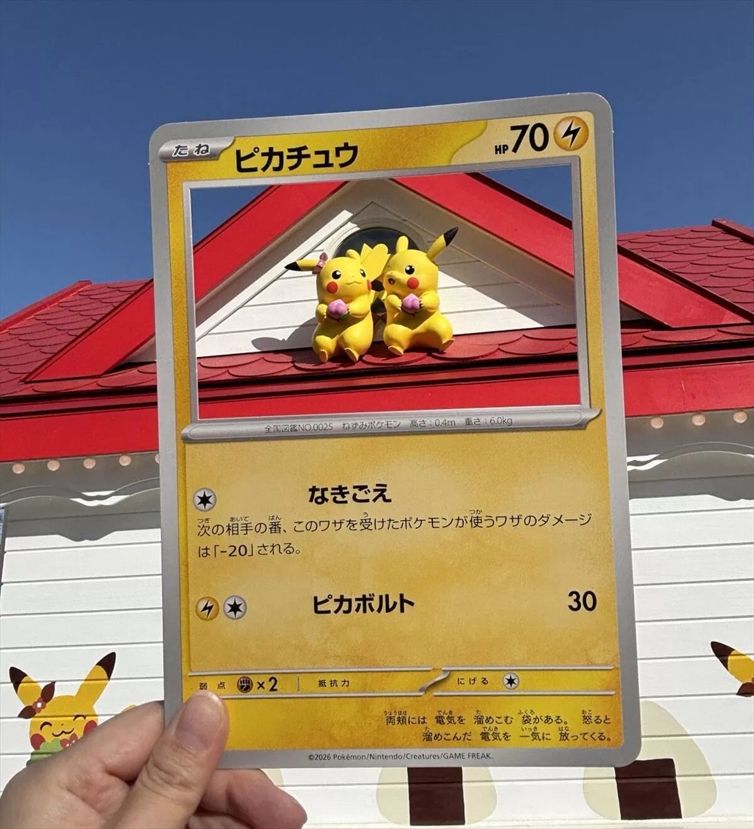 ポケパーク カントー】 ポケモンカードをモチーフにしたステッカー