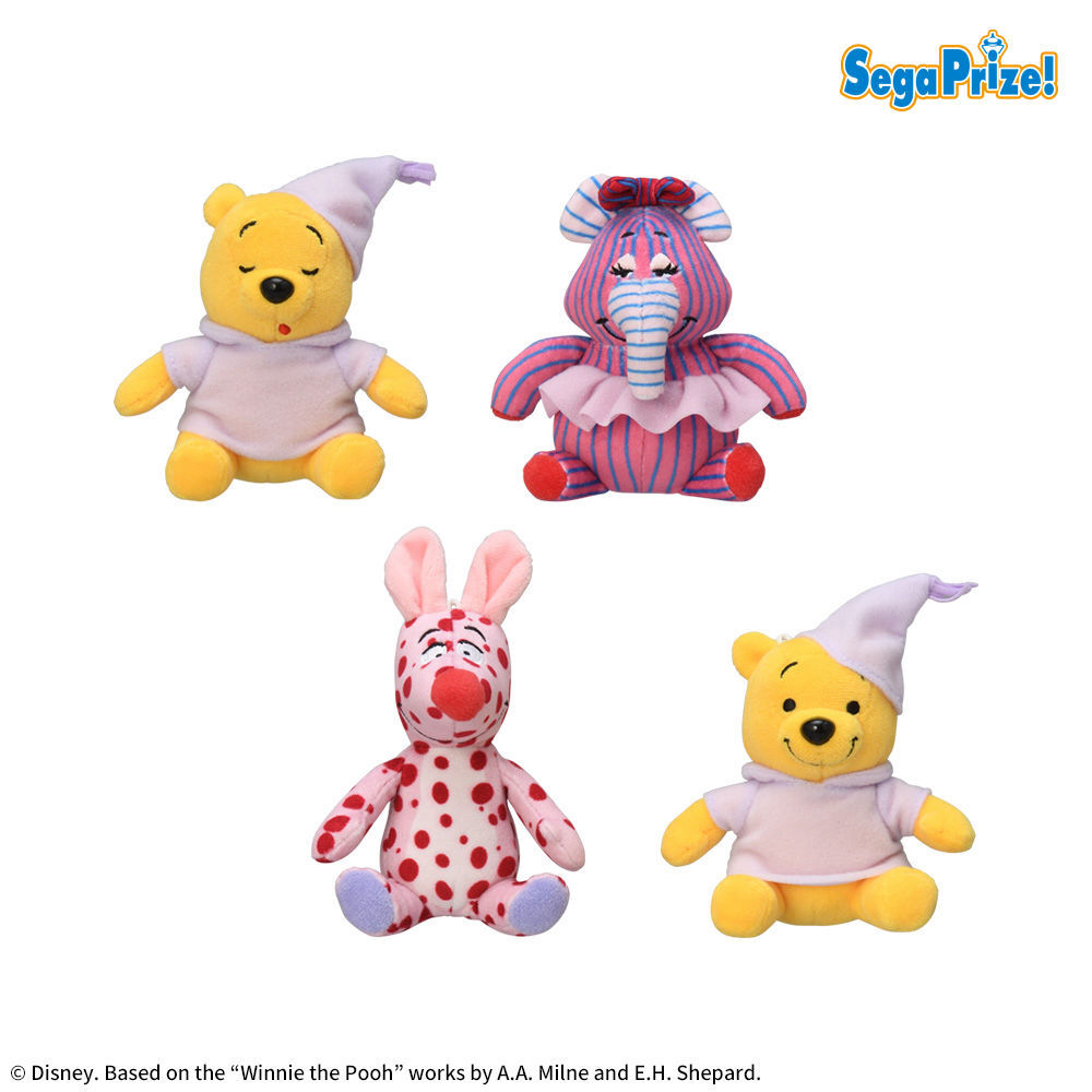 プライズ】 「くまのプーさん」のぬいぐるみがUFOキャッチャーに多数