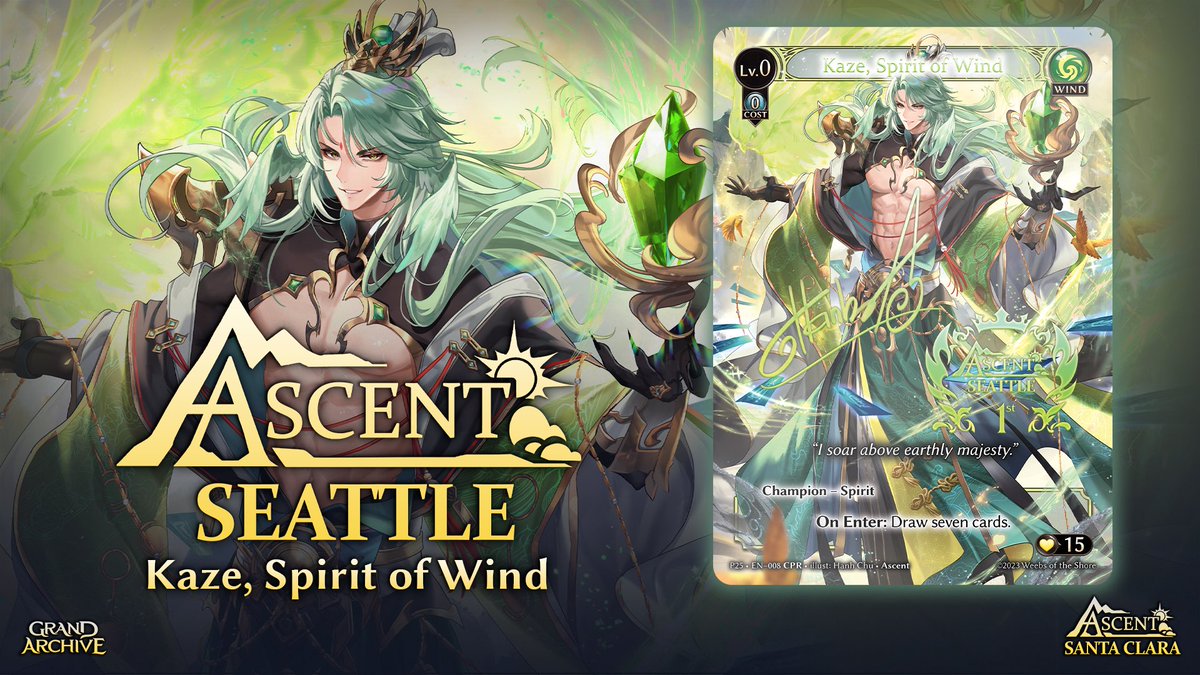 Take a look at Kaze, Spirit of Wind, the Path of Steel prize card