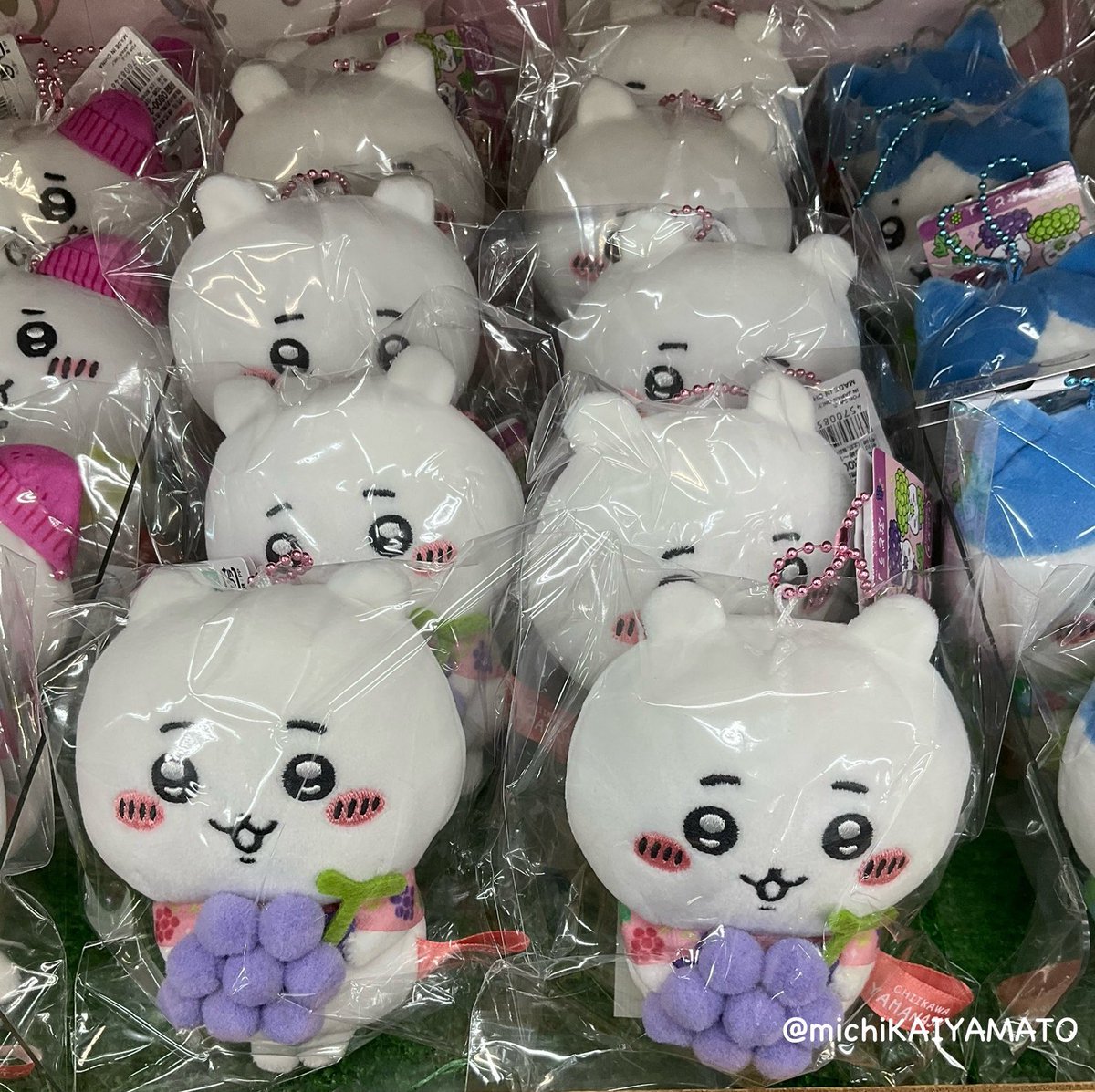 🆕山梨限定🍇ちいかわぶどうぬいぐるみキーチェーン🆕 ちいかわ