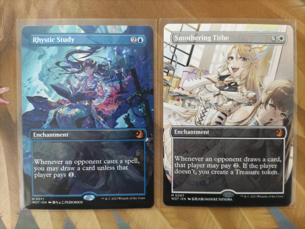 藤ちょこ 氏 イラストのリス研 英語版、ノンfoil とは言え。NM＋