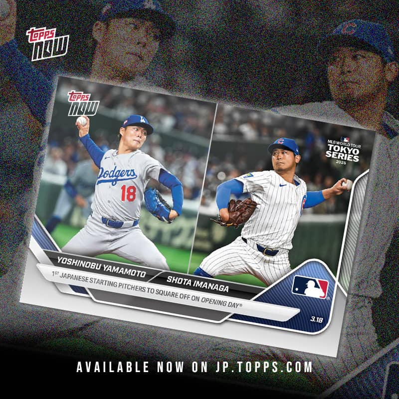 topps ドジャース入団会見 35 トップスナウ 山本由伸 now OS-27
