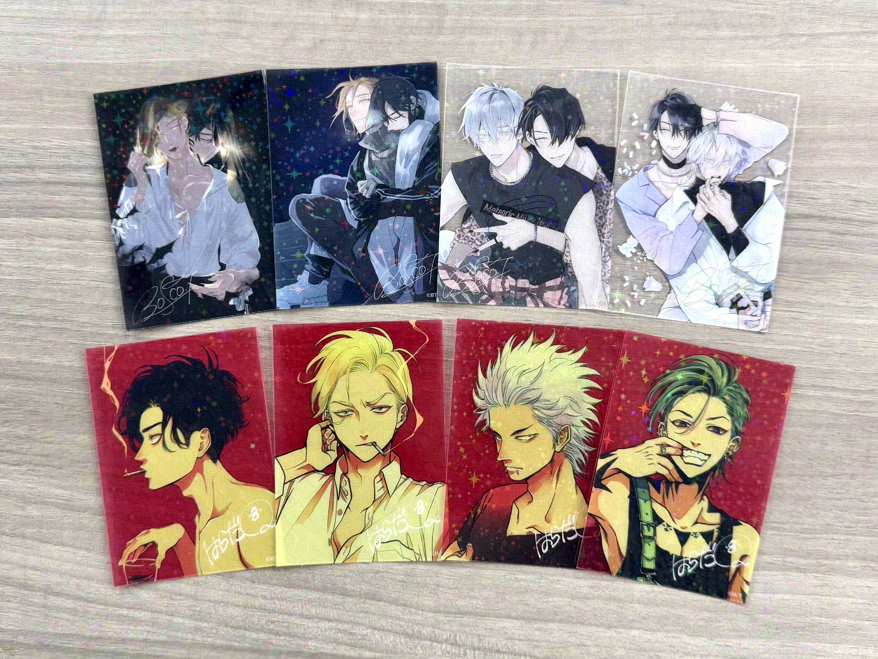 はらだ Qpa QpaEXPO ホログラムクリアカード 大阪 直筆サインはらだ