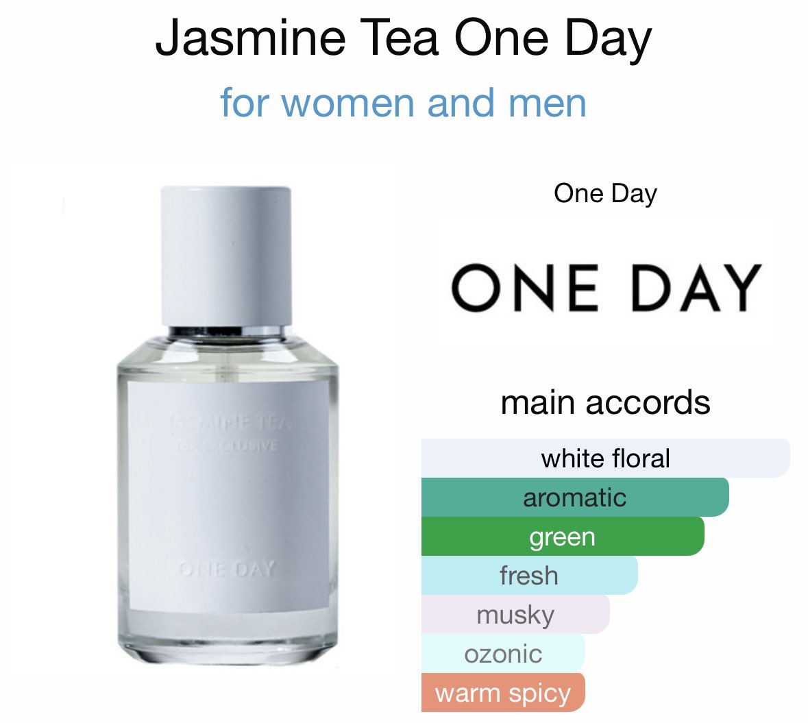 ONE DAY ジャスミンティー まんっっまジャスミンティー、ジャスミンの