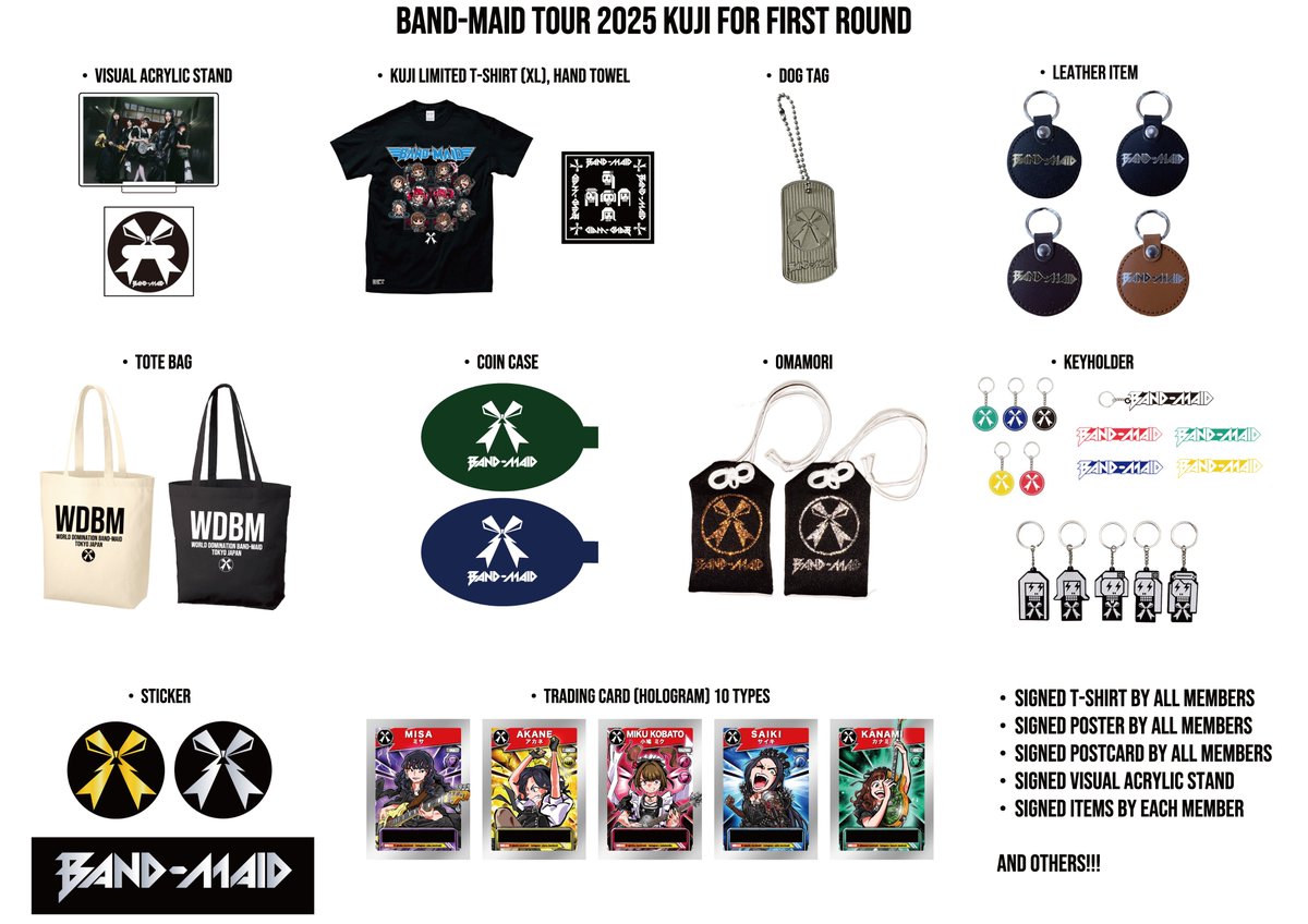 BAND-MAID TOUR 2025] 2025.05.10 (メイドの日) 東京・渋谷公演情報