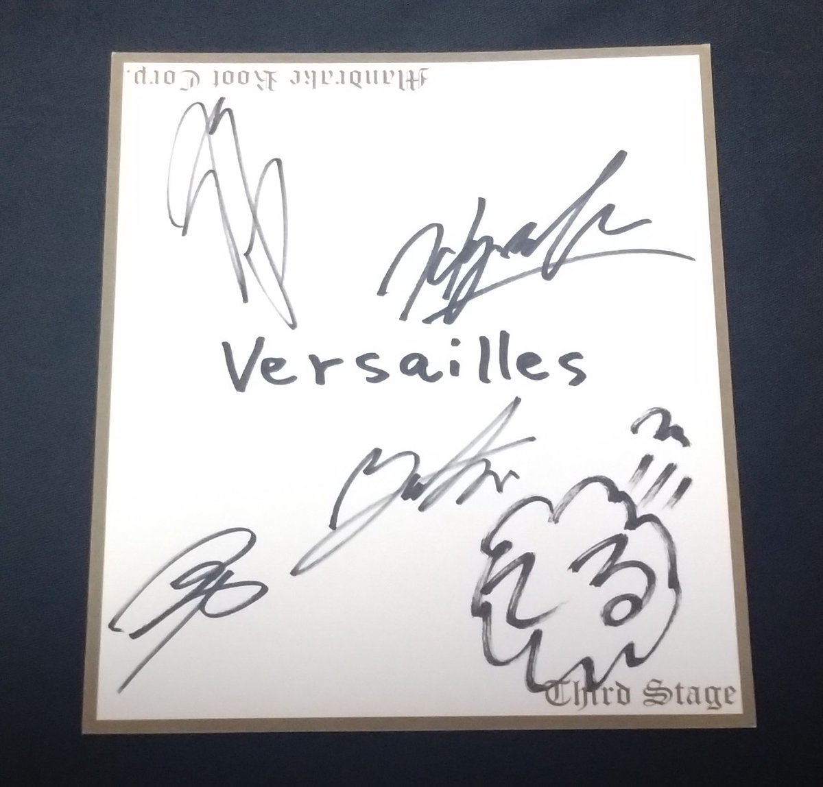 Versailles KAMIJO 直筆サイン Versailles KAMIJO 直筆サイン - メルカリ