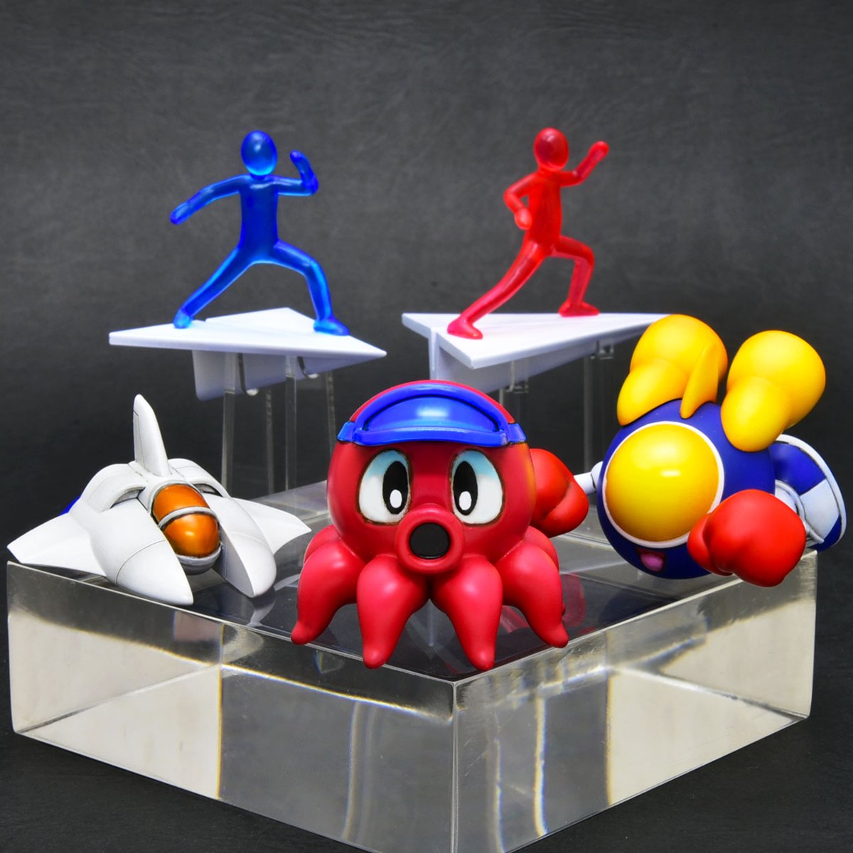 ワンフェス2026冬 極上パロディウス 各機体を並べるとこんな感じです